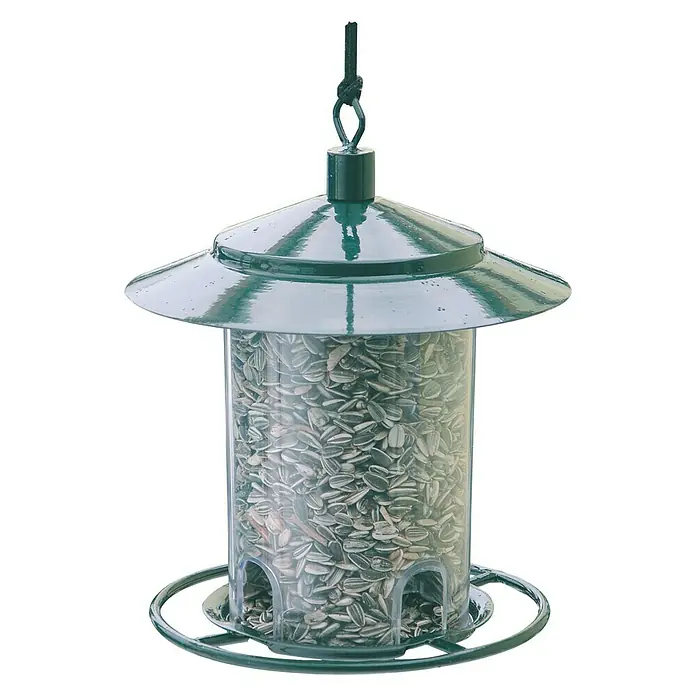 Windhager Vogelfutterhaus Compact - 17,5 x 22,5 cm, Grün
