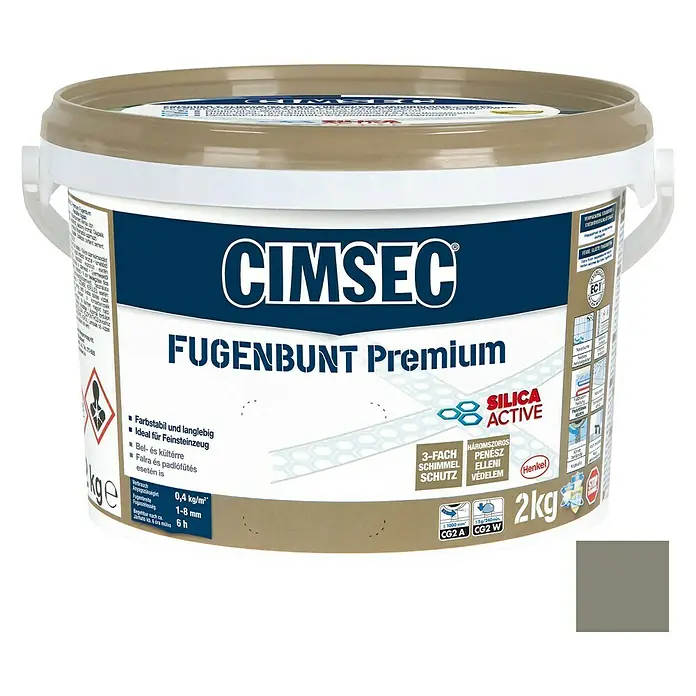 Cimsec Fugenmörtel Fugenbunt Premium - Grau, 2 kg