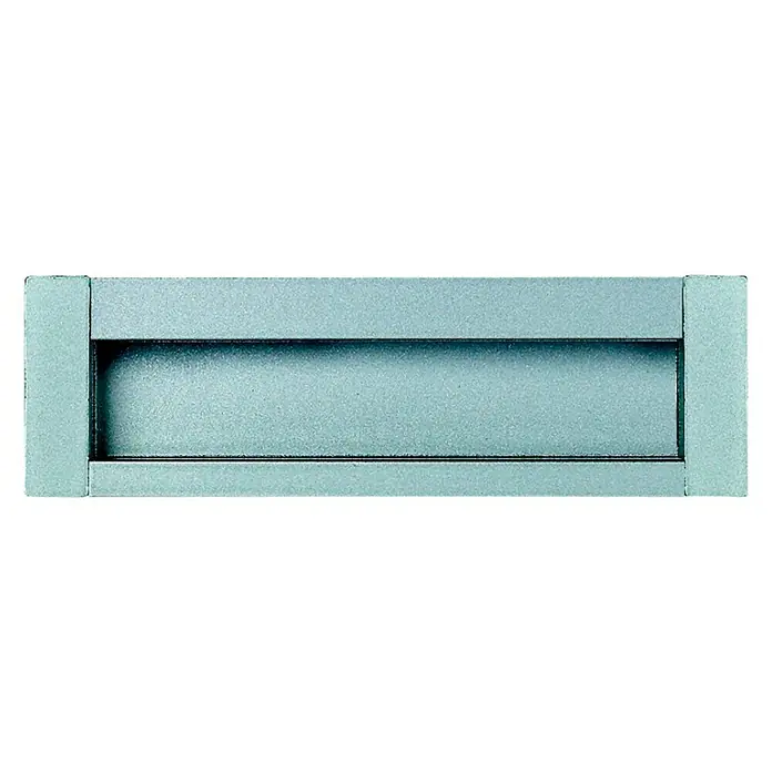 Ručka za namještaj - Tip ručke za namještaj: Školjka, Aluminij - Pogled sprijeda