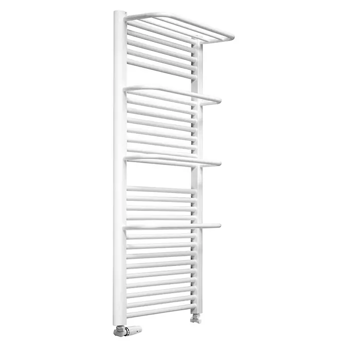 Camargue Badheizkörper Plus - 50 x 117,2 cm, 560 W, Weiß - Rechte Seitenansicht