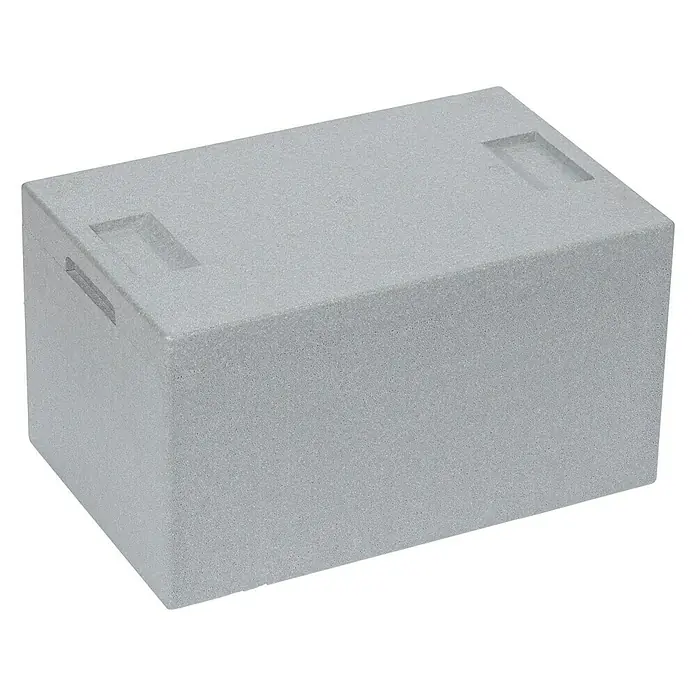 Termo kutija - 54,5 x 35 x 30 cm, Prikladno za: Prehrambeni proizvodi, Ekspandirani polistirol (EPS) - Pogled sprijeda