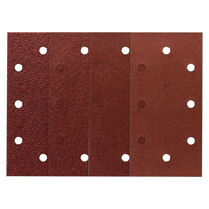 Craftomat Set brusnih listova - D x Š: 186 x 93 mm, 10 Kom., Pričvršćivanje čičkom