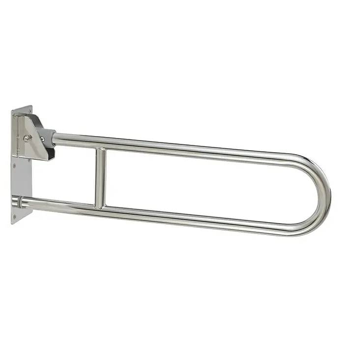careosan Rukohvat za ustajanje za WC - Duljina: 60 cm, Opteretivost: 100 kg, Preklopno, Krom