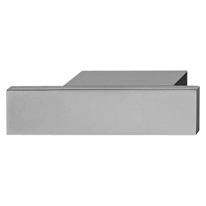 Ručka za namještaj - Ostalo, Poniklano, Razmak provrta: 64 mm, Š x D: 24 x 80 mm - Pogled sprijeda