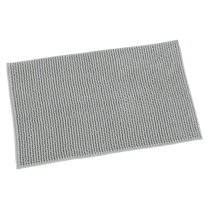 Camargue Badteppich Zottel - 50 x 80 cm, Light Grey, 100% Polyester