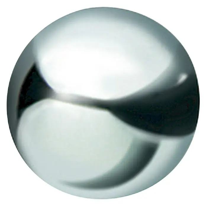 Okrugla ručka za namještaj - Ø x V: 25 x 35 mm, Ostalo, Kromirano - Pogled sprijeda