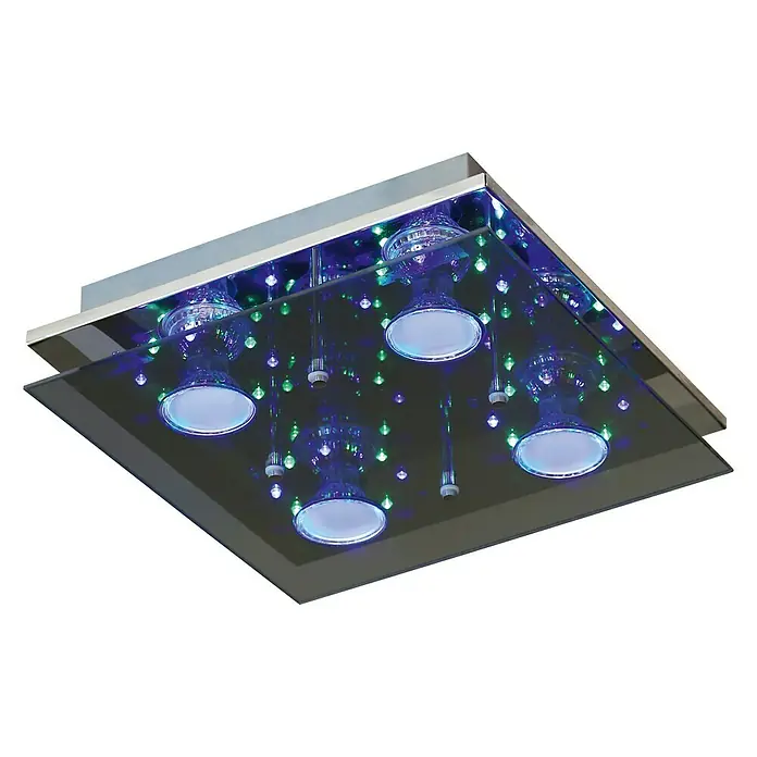 Tween Light LED-Deckenleuchte Susa - 26,82 W, L x B x H: 28 x 28 x 7,5 cm, Warmweiß