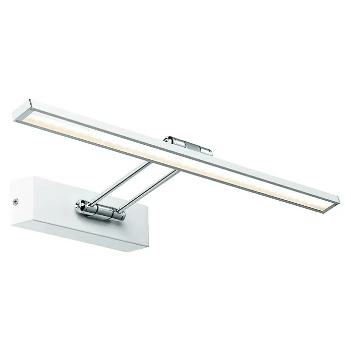 Paulmann Galeria LED svjetiljka za slike Beam Fifty - 7 W, Topla bijela, 45 x 19 cm, Bijele boje - Pogled sprijeda