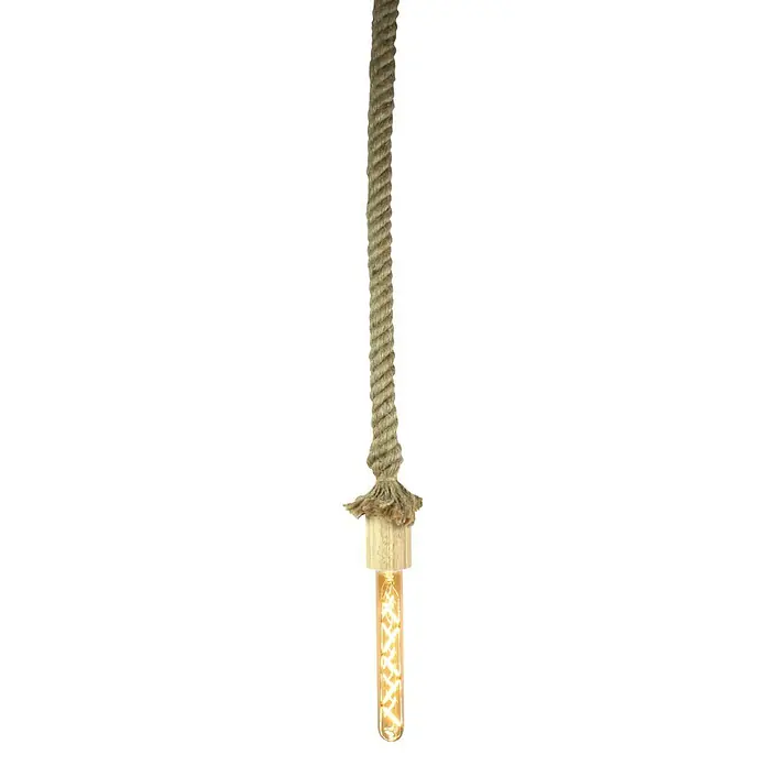 Home Sweet Home Lampenpendel Leonardo - Beige, E27, Naturmaterialien