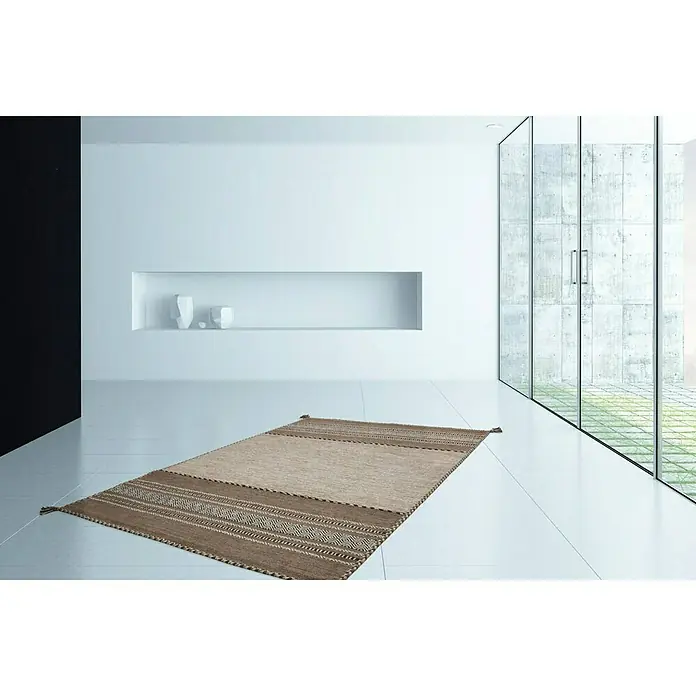 Kayoom Teppich Native - Elfenbein, L x B: 230 x 160 cm, 100% Baumwolle - Stimmungsaufnahme