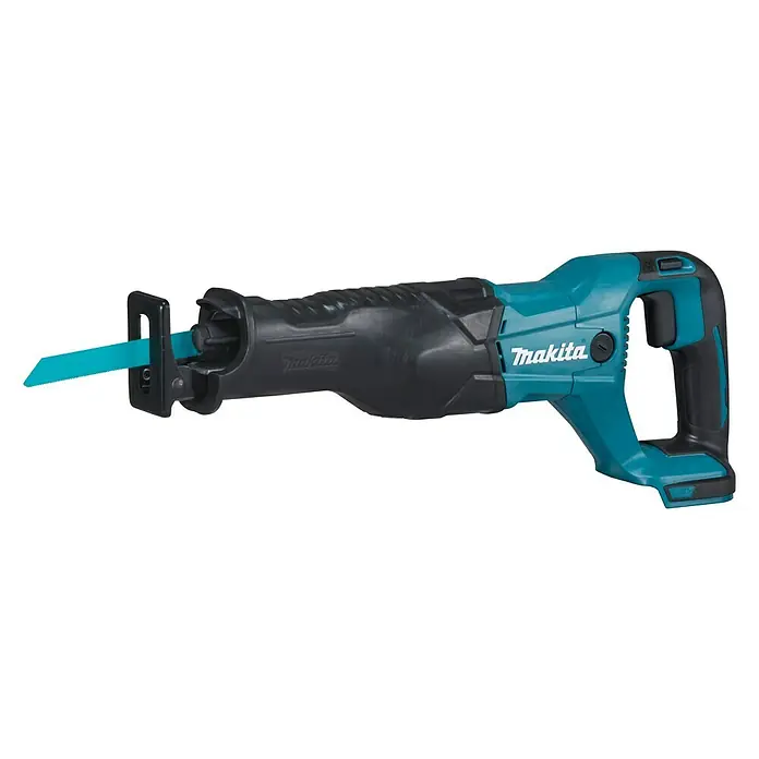 Makita Akku-Säbelsäge DJR186ZK - 18 V, Ohne Akku, Leerlaufhubzahl: 0 - 2.800 Hübe/min - Vorderansicht
