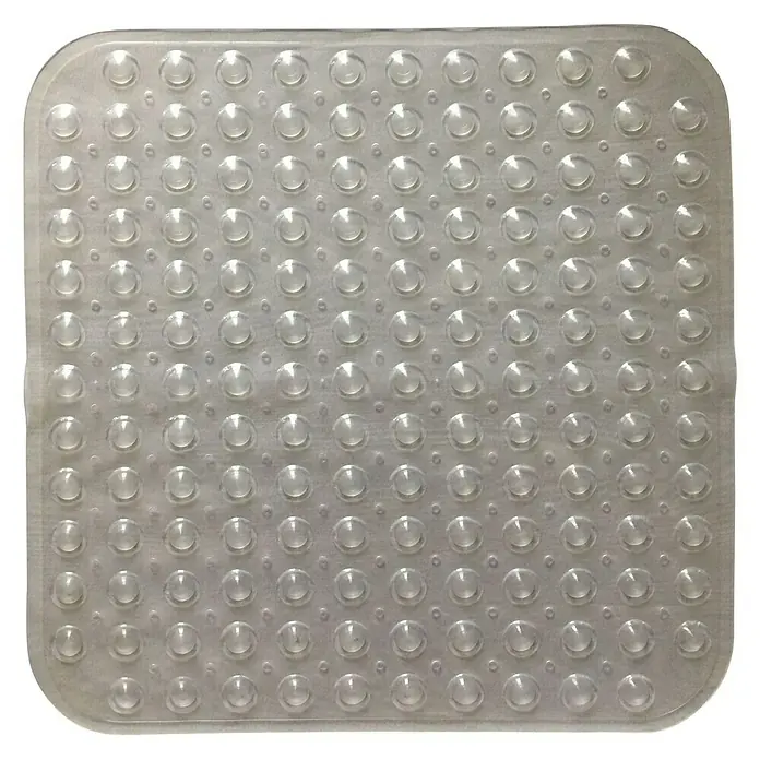 Camargue Protuklizna podloga Bubble - 54 x 54 cm, PVC, Prozirno - Pogled sprijeda