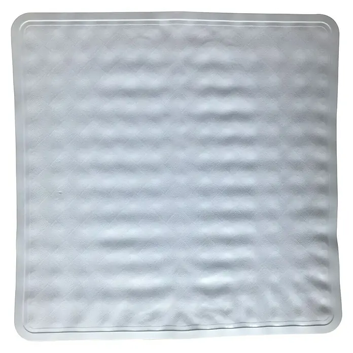 Camargue Protuklizna podloga Saana - 55 x 54 cm, PVC, Bijele boje - Pogled sprijeda