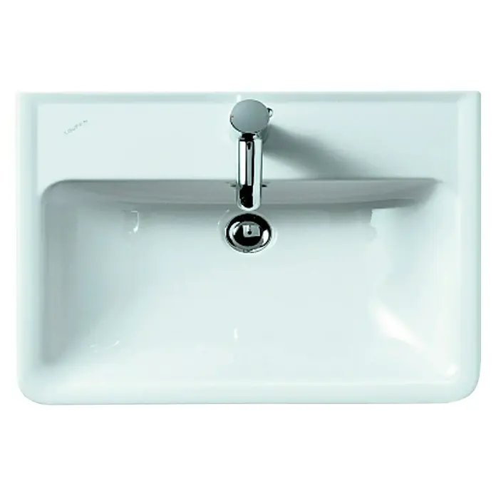 Laufen Pro Waschtisch - 48 x 60 cm, Hahnloch: Mitte, Mit Überlauf