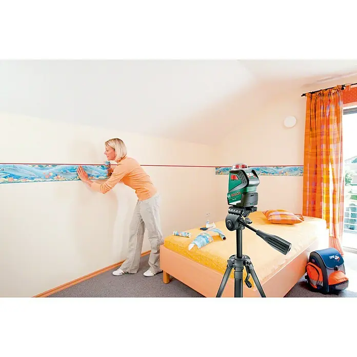 Bosch Linienlaser PLL 360 Set mit Stativ - Max. Arbeitsbereich: 20 m