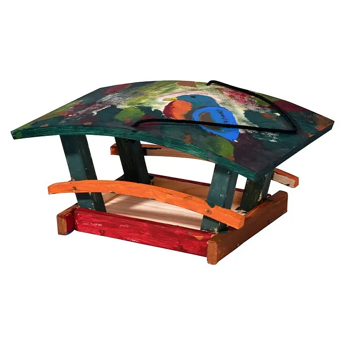 Dobar Vogelhaus - 29 x 18 x 14 cm - Linke Seitenansicht