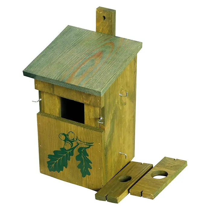 Dobar Nistkasten - 18,5 x 20 x 32 cm, Dekor: Camouflage - Linke Seitenansicht