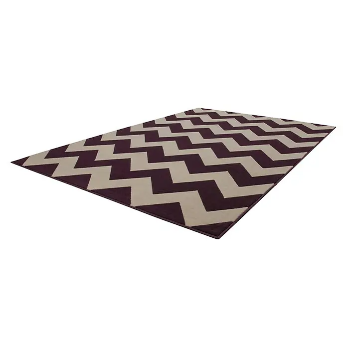 Kayoom Teppich Maroc 2085 - Lila, L x B: 230 x 160 cm, 100 % Polyester - Ansicht von oben