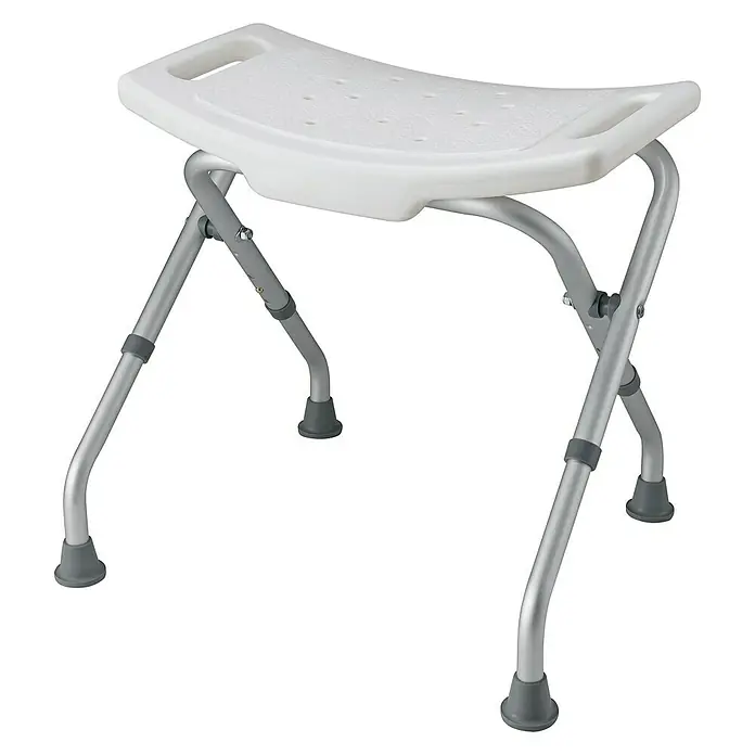 careosan Stolac za kadu - Podešavanje po visini: 47,5 cm - 51,5 cm, Opteretivost: 110 kg, Bijele boje
