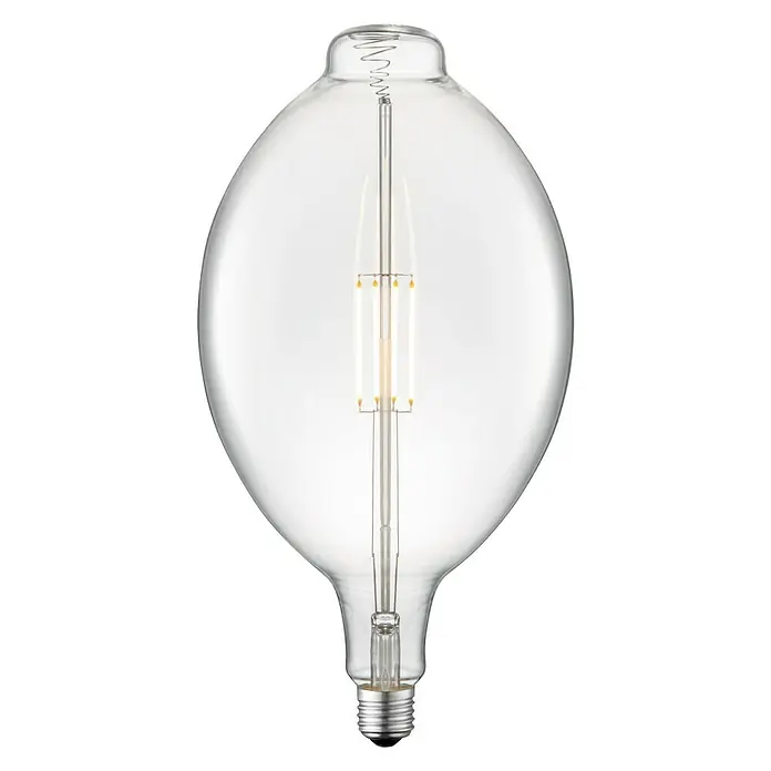 Home Sweet Home LED žarulja - 4 W, E27, Topla bijela, Prozirno, G180 - Pogled sprijeda