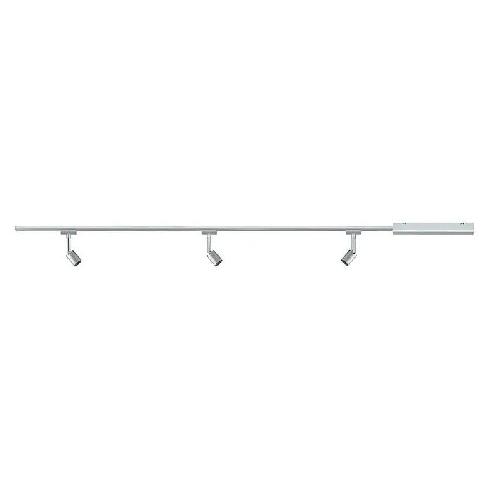 Paulmann URail Schienensystem Set Pure II - 3-flammig, 3 x 10 W, GU10, 1,2 m - Vorderansicht