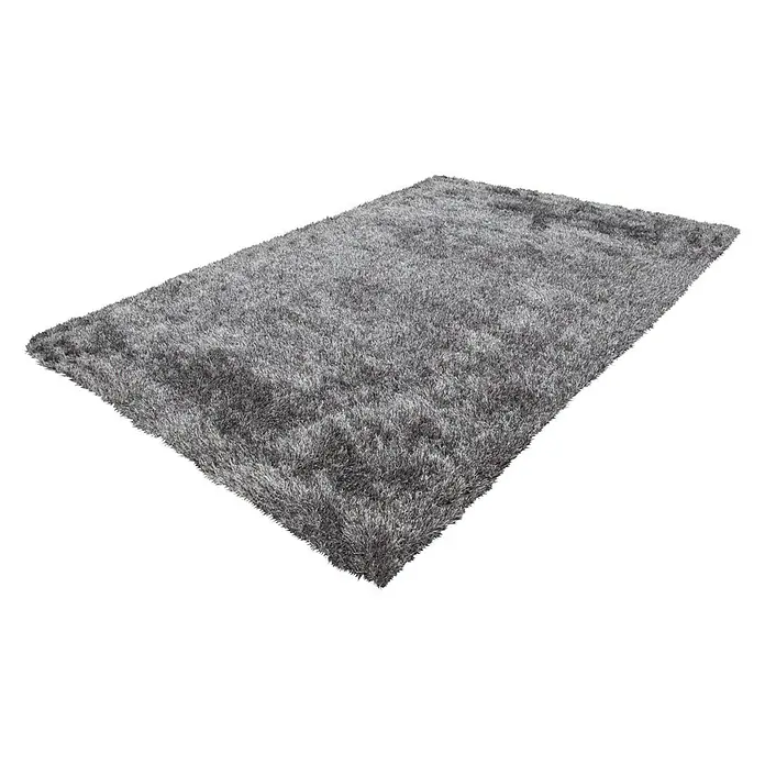 Kayoom Teppich Diamond - Grau/Weiß, L x B: 150 x 80 cm, 100 % Polyester - Ansicht von oben