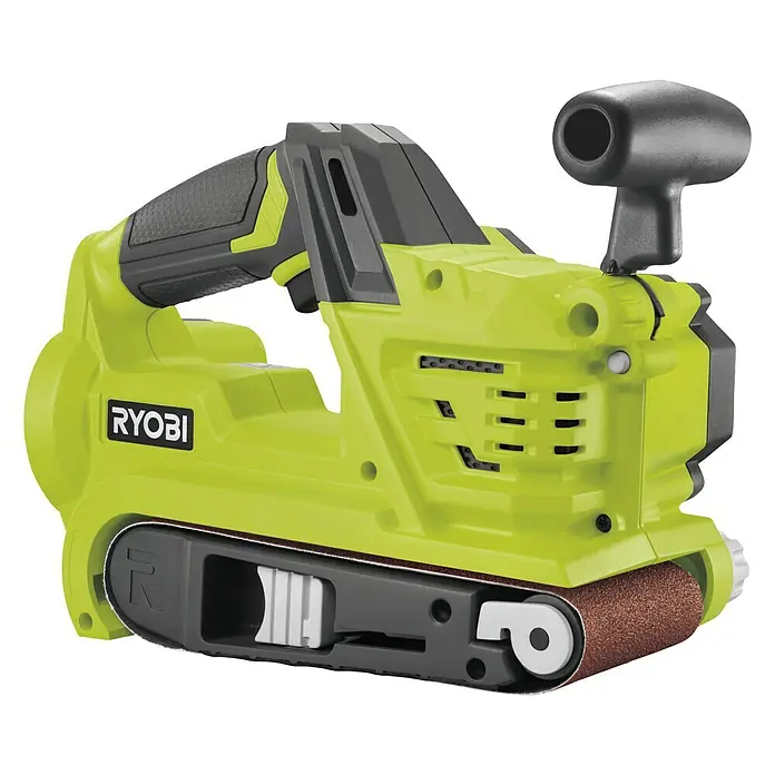 Ryobi ONE+ Lijadora de banda de batería R18BS-0 - 18 V, Sin batería, Velocidad de cinta: 250 m/min - Vista frontal