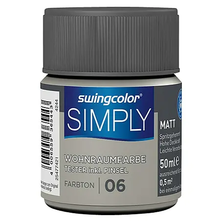swingcolor  Boja za zid SIMPLY Tester