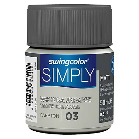 swingcolor  Boja za zid SIMPLY Tester
