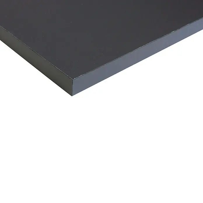 Regalboden - Anthrazit, 80 x 40 x 1,6 cm - Linke Seitenansicht