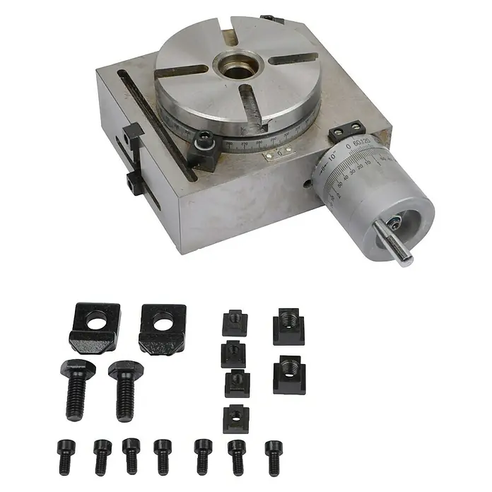 Rotwerk Teilapparat T100 - Passend für: Rotwerk Bohr- & Fräsmaschine EFM 200 DS, Rotwerk Bohr- & Fräsmaschine EFM 200 BL plus - Vorderansicht