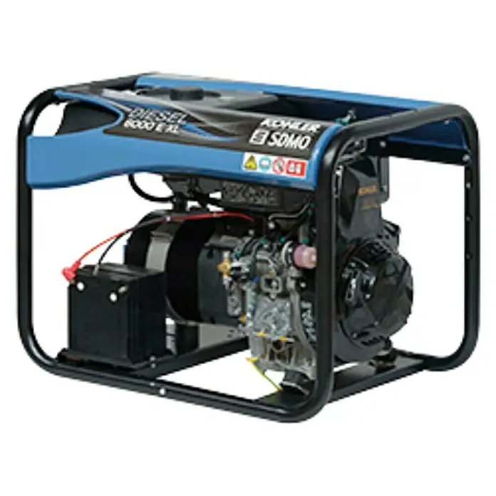 SDMO Generador 6000 E XL C - 5.200 W, Volumen del depósito: 16 l