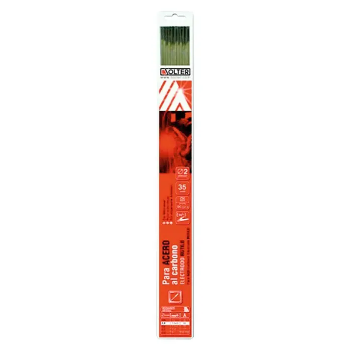 Solter Electrodo de rutilo - Diámetro: 4 mm, Intensidad de corriente: 80 A - 120 A, 12 ud.