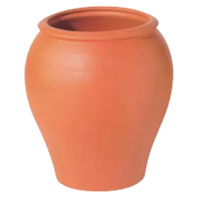 Maceta para planta Barro Rojo - Dimensiones externas (Ø x Al): 4,1 x 45 cm, Materiales naturales, Anaranjado