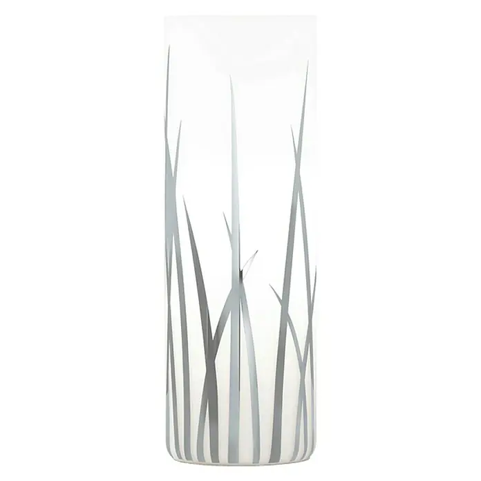 Eglo Rivato Lámpara de sobremesa - 60 W, L x An x Al: 9 x 9 x 26 cm, Blanco, Cromo, E27