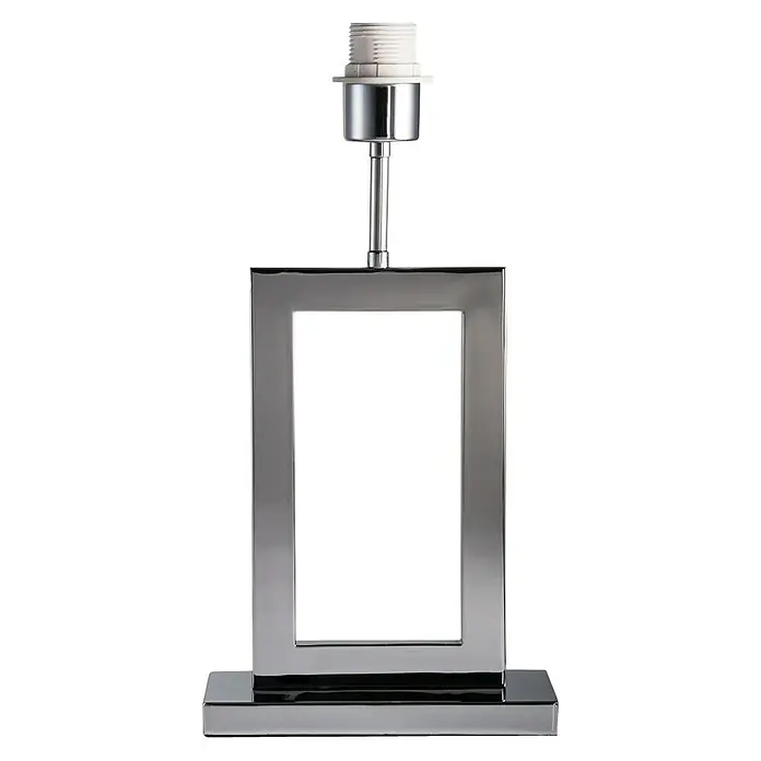 Home Sweet Home Lampvoet Jong Square - 40 W, Kleur: Chroom, Hoogte: 40 cm