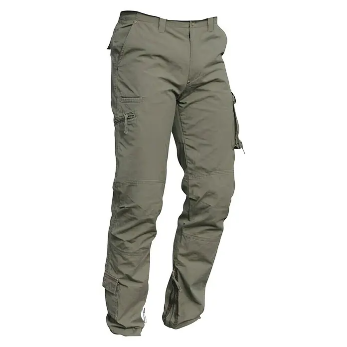 Industrial Starter Pantalones de trabajo Raptor - XXL, Caqui, 100% algodón canvas