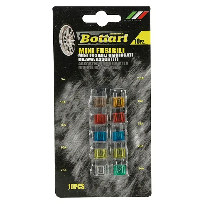 Fusible de clavija plana Mini - 10 ud.