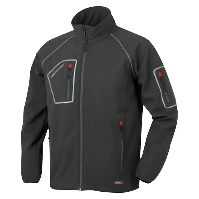 Industrial Starter Chaqueta Softshell Just - M, Negro