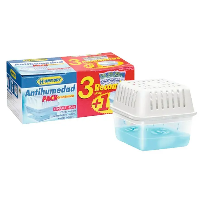 Humydry Pack deshumidificador Antihumedad - Volumen espacial: 35 m³