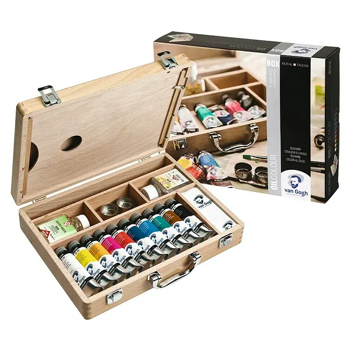 Talens Van Gogh Set de pinturas al óleo Basic - Multicolor, 10 ud. x 40 ml, Tubo