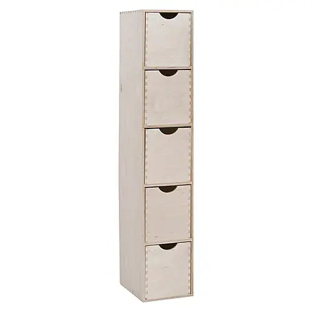 Zeller Present  Cajonera con 5 cajones