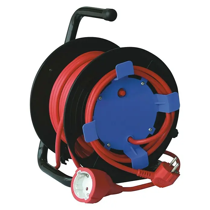 Electraline Enrollacables - 25 m, IP44, Para exterior, H05VV-F3G1,5