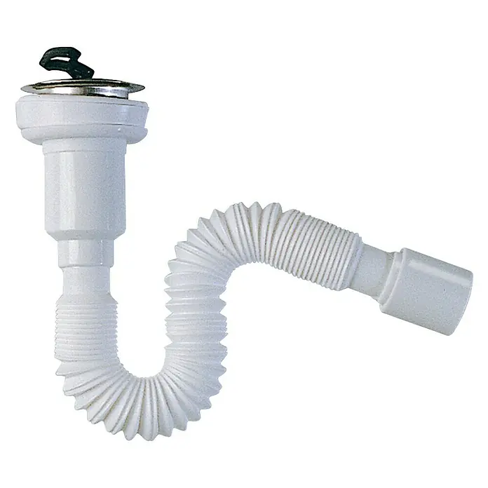 Sifón con válvula adaptable - 40 mm
