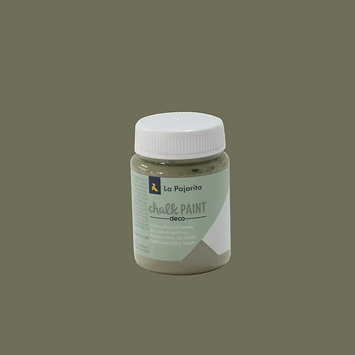 La Pajarita Pintura de tiza Chalk Paint - Agave, 75 ml, Mate