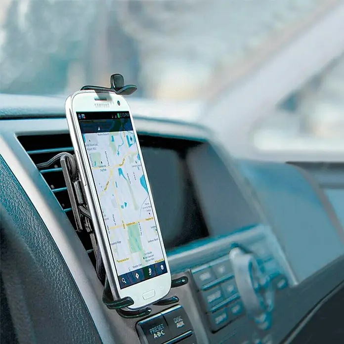 Nite Ize Soporte para teléfono móvil para coche y sobremesa - Negro