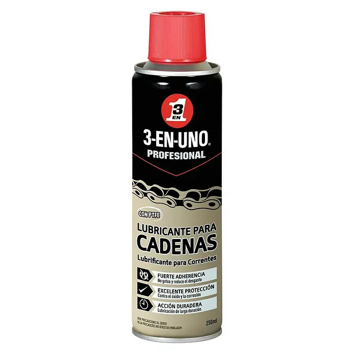 3 en 1 Spray para cadena - 250 ml