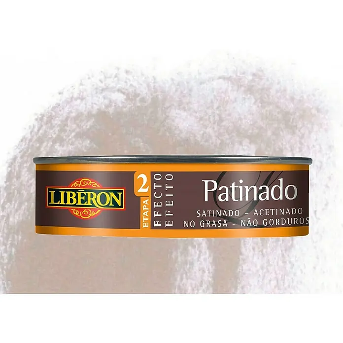 Libéron Cera decorativa efecto patinado - Plateado, 150 ml, Satinado