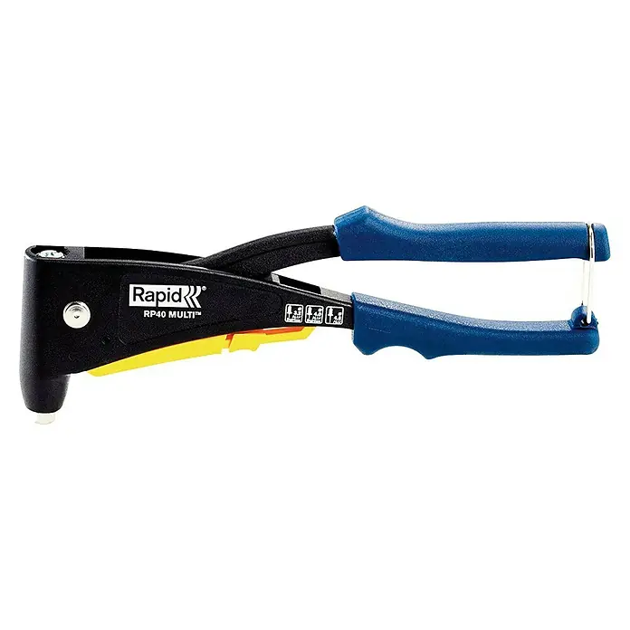 Rapid Blindnietzange RP40 Multi Koffer-Set - Geeignet für: Aluminiumnieten, Nietdurchmesser: 4,8 mm, Ergonomischer Griff