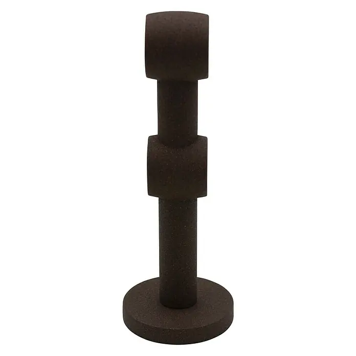 Expo Ambiente Doppelträger Noble - Rost, Geeignet für: Gardinenstangen Ø 20 mm, Länge: 13,4 cm - Vorderansicht